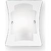 Ideal Lux TRIPLO APPLIQUE A PARETE IN TRIPLO VETRO 1 LUCE ATTACCO E27 BIANCO