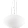 Ideal Lux CANDY LAMPADARIO SOSPENSO IN METALLO E VETRO 1 LUCE ATTACCO E27 D.40CM