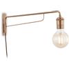 Ideal Lux TRIUMPH APPLIQUE A PARETE IN METALLO OTTONE INVECCHIATO 1 LUCE ATTACCO E27