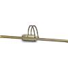 Ideal Lux BOW APPLIQUE DA SPECCHIO O QUADRO BRUNITO LED 3000K 8W 1050 lm CON INTERRUTTORE L.76CM