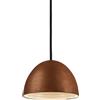 Ideal Lux FOLK LAMPADARIO A SOSPENSIONE 1 LUCE ATTACCO E27 D.18CM COFFEE