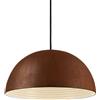 Ideal Lux FOLK LAMPADARIO A SOSPENSIONE 1 LUCE ATTACCO E27 D.40CM COFFEE