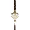 Ideal Lux HAREM LAMPADARIO A SOSPENSIONE IN METALLO BRUNITO E CRISTALLO MOLATO 1 LUCE ATTACCO E27