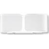 Ideal Lux CLIP APPLIQUE IN METALLO E VETRO COLOR BIANCO 2 LUCI ATTACCO G9 BIEMISSIONE LAMPADINA INCLUSA