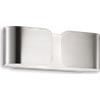 Ideal Lux CLIP APPLIQUE IN METALLO E VETRO COLOR CROMO 2 LUCI ATTACCO G9 BIEMISSIONE LAMPADINA INCLUSA