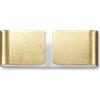 Ideal Lux CLIP APPLIQUE IN METALLO E VETRO COLOR ORO 2 LUCI ATTACCO G9 BIEMISSIONE LAMPADINA INCLUSA