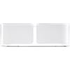 Ideal Lux CLIP APPLIQUE IN METALLO COLOR BIANCO 2 LUCI ATTACCO E27 BIEMISSIONE