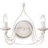 Ideal Lux CORTE APPLIQUE A PARETE BIANCO ANTICHIZZATO 2 LUCI ATTACCO E14