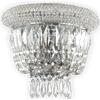 Ideal Lux DUBAI APPLIQUE CROMO CON CRISTALLI MOLATI 2 LUCI ATTACCO E14