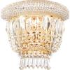 Ideal Lux DUBAI APPLIQUE OTTONE CON CRISTALLI MOLATI 2 LUCI ATTACCO E14