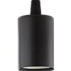 Ideal Lux PORTALAMPADA LISCIO E27 Ø 40 x H 85 mm IN METALLO NERO