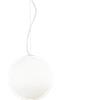 Ideal Lux MAPA BIANCO LAMPADARIO A SOSPENSIONE 1 LUCE ATTACCO E27 D.40CM