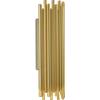 Ideal Lux PAN APPLIQUE A PARETE IN METALLO ORO DOPPIA EMISSIONE 2 LUCI ATTACCO E14