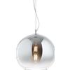 Ideal Lux NEMO SOSPENSIONE 1 LUCE ATTACCO E27 30CM IN VETRO SOFFIATO CROMO SFUMATO