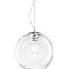 Ideal Lux NEMO SOSPENSIONE 1 LUCE ATTACCO E27 30CM IN VETRO SOFFIATO TRASPARENTE