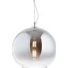 Ideal Lux NEMO SOSPENSIONE 1 LUCE ATTACCO E27 40CM IN VETRO SOFFIATO CROMO SFUMATO