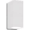 Ideal Lux UP APPLIQUE DA ESTERNO DOPPIA EMISSIONE IP44 2 LUCI ATTACCO G9 BIANCO