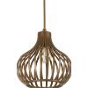 Ideal Lux ONION SOSPENSIONE IN METALLO MARRONE 1 LUCE ATTACCO E27 23,5CM