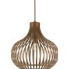 Ideal Lux ONION SOSPENSIONE IN METALLO MARRONE 1 LUCE ATTACCO E27 38CM