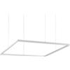 Ideal Lux ORACLE SLIM SQUARE SOSPENSIONE LED SMD 53 W On-Off 5200 lm 3000 K BIANCO 90X90CM