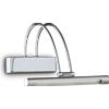 Ideal Lux BOW APPLIQUE DA SPECCHIO O QUADRO CROMO LED 3000K 3,5W 410 lm CON INTERRUTTORE L.26CM
