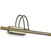Ideal Lux BOW APPLIQUE DA SPECCHIO O QUADRO BRUNITO LED 3000K 4,6W 580 lm CON INTERRUTTORE L.46CM