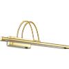 Ideal Lux BOW APPLIQUE DA SPECCHIO O QUADRO OTTONE LED 3000K 4,6W 580 lm CON INTERRUTTORE L.46CM