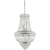 Ideal Lux DUBAI LAMPADARIO SOSPESO CROMO CON CRISTALLI MOLATI 10 LUCI ATTACCO E14