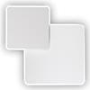 Ideal Lux POUCHE QUADRATO APPLIQUE A PARETE BIANCO A LED 3000K 15W 2000 Lm