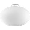 Ideal Lux CANDY PLAFONIERA 1 LUCE ATTACCO E27 D.40CM IN METALLOE VETRO BIANCO