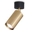 Ideal Lux DYNAMITE FARETTO OTTONE ORIENTABILE 1 LUCE ATTACCO GU10 5,7CM LAMPADINA INCLUSA