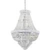 Ideal Lux DUBAI LAMPADARIO SOSPESO CROMO CON CRISTALLI MOLATI 24 LUCI ATTACCO E14