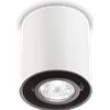 Ideal Lux MOOD FARETTO 1 LUCE ATTACCO GU10 BIANCO D.9CM LAMPADINA INCLUSA ORIENTABILE