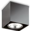 Ideal Lux MOOD FARETTO 1 LUCE ATTACCO GU10 NERO 15X15CM LAMPADINA INCLUSA ORIENTABILE