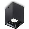 Ideal Lux NITRO SQUARE FARETTO LED COB BRIDGELUX 10 W 28° 1000 lm 3000 K NERO ALIMENTATORE INCLUSO