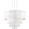 Ideal Lux OPERA LAMPADARIO CON PARALUME CON FILI E CRISTALLO 4 LUCI ATTACCO E27