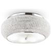 Ideal Lux PASHA' LAMPADARIO DA SOFFITTO 14 LUCI ATTACCO E14 CON CRISTALLI CROMO