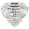 Ideal Lux DUBAI LAMPADARIO DA SOFFITTO CROMO CON CRISTALLI MOLATI 24 LUCI ATTACCO E14