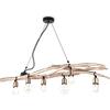 Ideal Lux DRIFTWOOD LAMPADARIO SOSPESO IN LEGNO NATURALE 6 LUCI ATTACCO E27