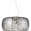 Ideal Lux AUDI-80 LAMPADARIO A SOSPENSIONE IN VETRO FUME' CON SFERE DI VETRO PENDENTI LAMPADINE INCLUSE 8 LUCI ATTACCO G9