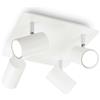 Ideal Lux LAMPADA DA SOFFITTO SPOT PL4 BIANCO