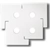 Ideal Lux TOTEM PLAFONIERA BIANCA 4 LUCI ATTACCO GX53 LAMPADINE INCLUSE