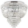 Ideal Lux DUBAI LAMPADARIO DA SOFFITTO CROMO CON CRISTALLI MOLATI 6 LUCI ATTACCO E14
