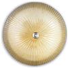 Ideal Lux SHELL PLAFONIERA IN VETRO AMBRA 6 LUCI ATTACCO E27 D.60CM