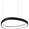 Ideal Lux GEMINI SOSPENSIONE LED 36 W On-Off 4150 lm 3000 K NERA 42,5CM