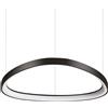 Ideal Lux GEMINI SOSPENSIONE LED 47 W On-Off 5100 lm 3000 K NERO 61CM