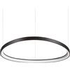 Ideal Lux GEMINI SOSPENSIONE LED 56 W On-Off 6300 lm 3000 K NERO 81CM