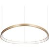 Ideal Lux GEMINI SOSPENSIONE LED 56 W On-Off 6300 lm 3000 K OTTONE 81CM