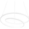 Ideal Lux OZ LAMPADARIO A SOSPENSIONE LED SMD 47 W On-Off 5100 lm 3000 K D.60CM BIANCO