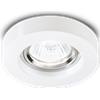 Ideal Lux BLUES FARETTO INASSO IN VETRO BIANCO ATTACCO GU10 D.9,5CM